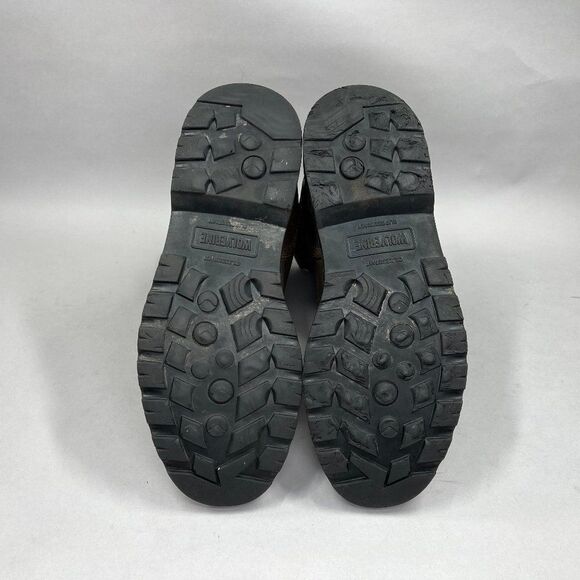 Wolverine Floorhand Boots Men's Size 12 Brown Leather 10” Waterproof Wellington - Picture 8 of 10